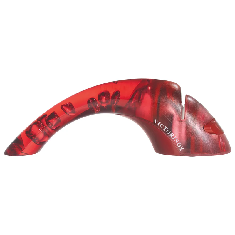 Afilador de cerámica rojo con rodillo Victorinox