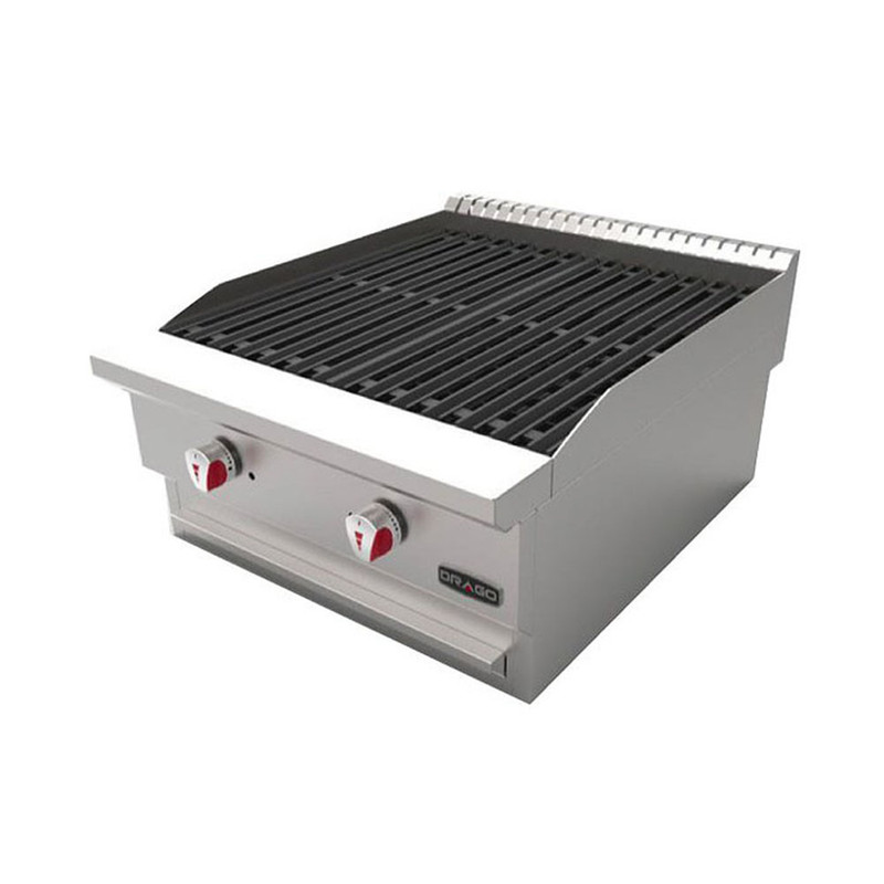 Asador de 2 quemadores marca Drago