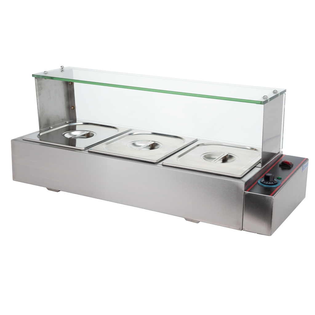 MIGSA BAÑO MARIA ELECTRICO 3 INSERTOS MEDIOS