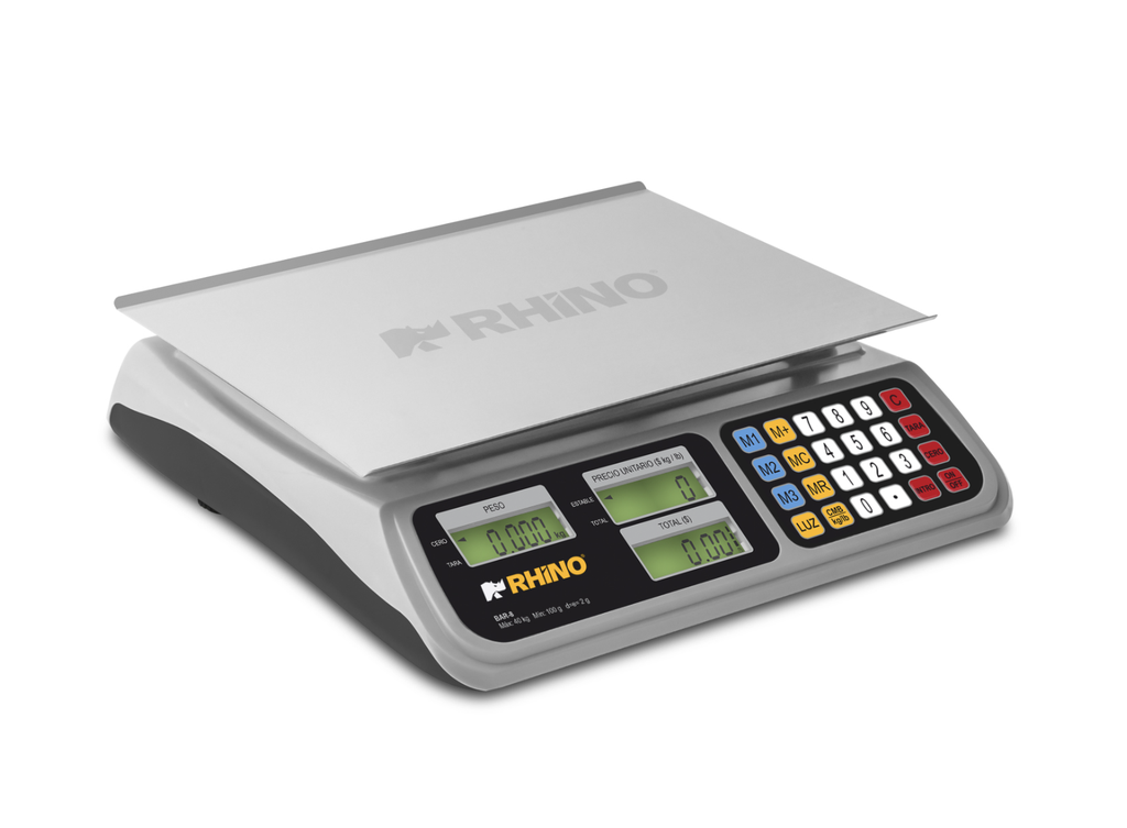 BÁSCULA MULTIFUNCIONES  40 KG/2 GR RHINO