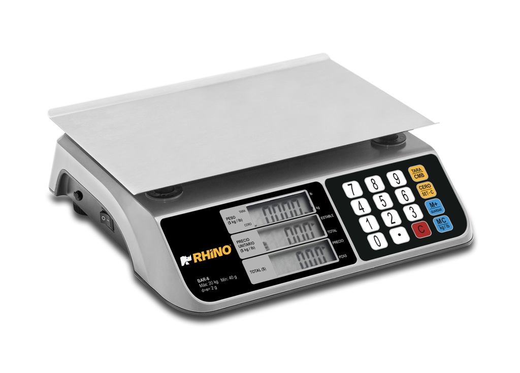 BASCULA MULTIFUNCIONES 20K/2G RHINO