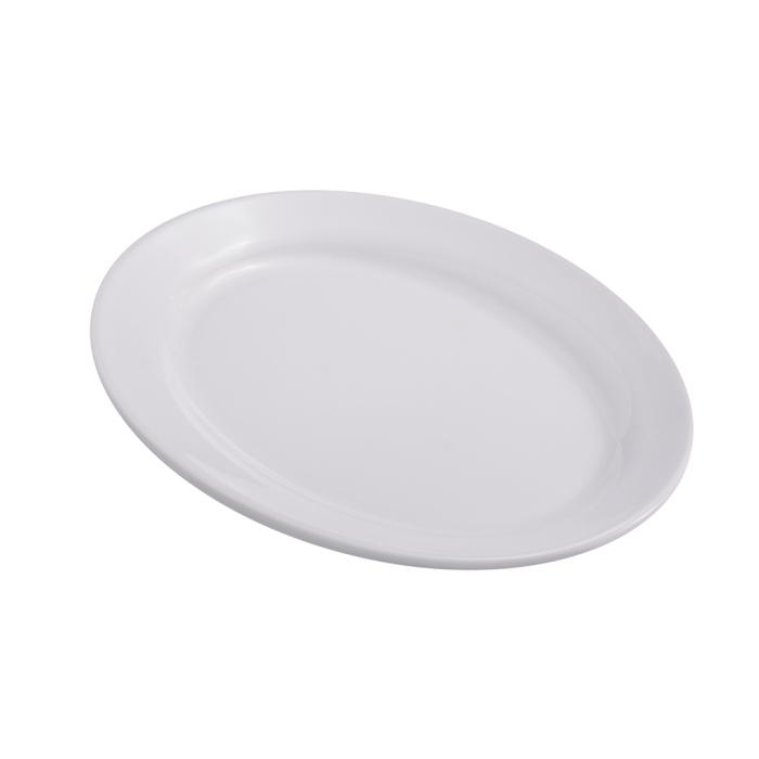  PLATO OVALADO 27CM BLANCO GLACIAL