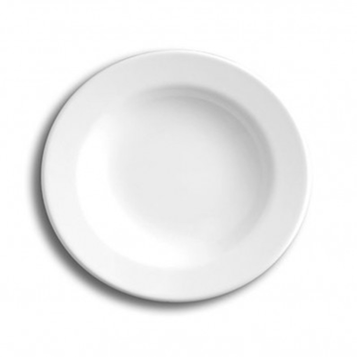 Plato sopero de 23cm blanco glacial