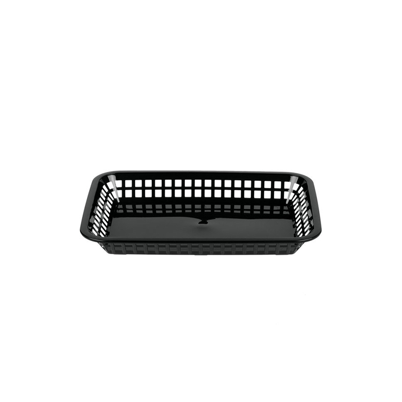 Canastilla rectangular black Tablecraft 
