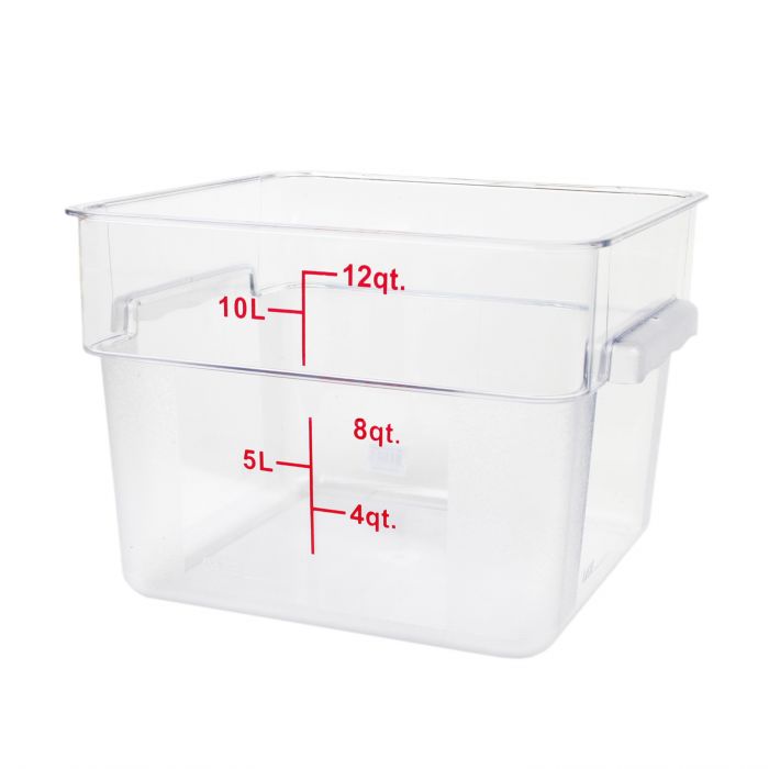 CONTENEDOR CUADRADO 12L POLICARBONATO