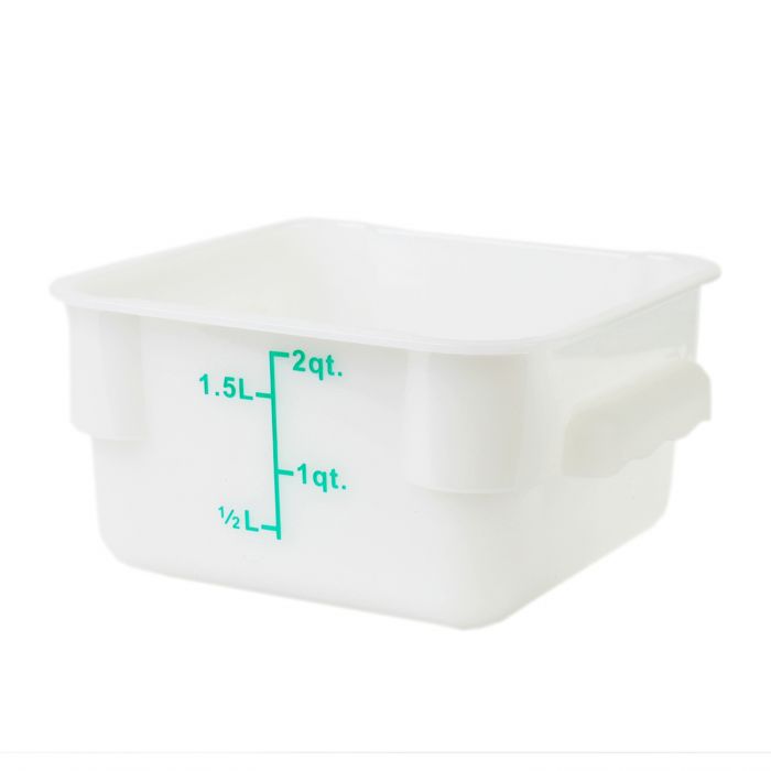 CONTENEDOR CUADRADO 2L BLANCO