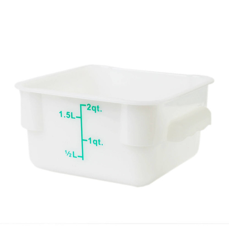 CONTENEDOR CUADRADO 2L BLANCO