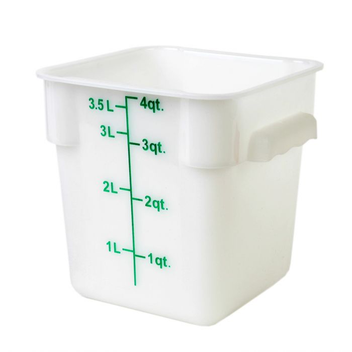 CONTENEDOR CUADRADO 4L BLANCO