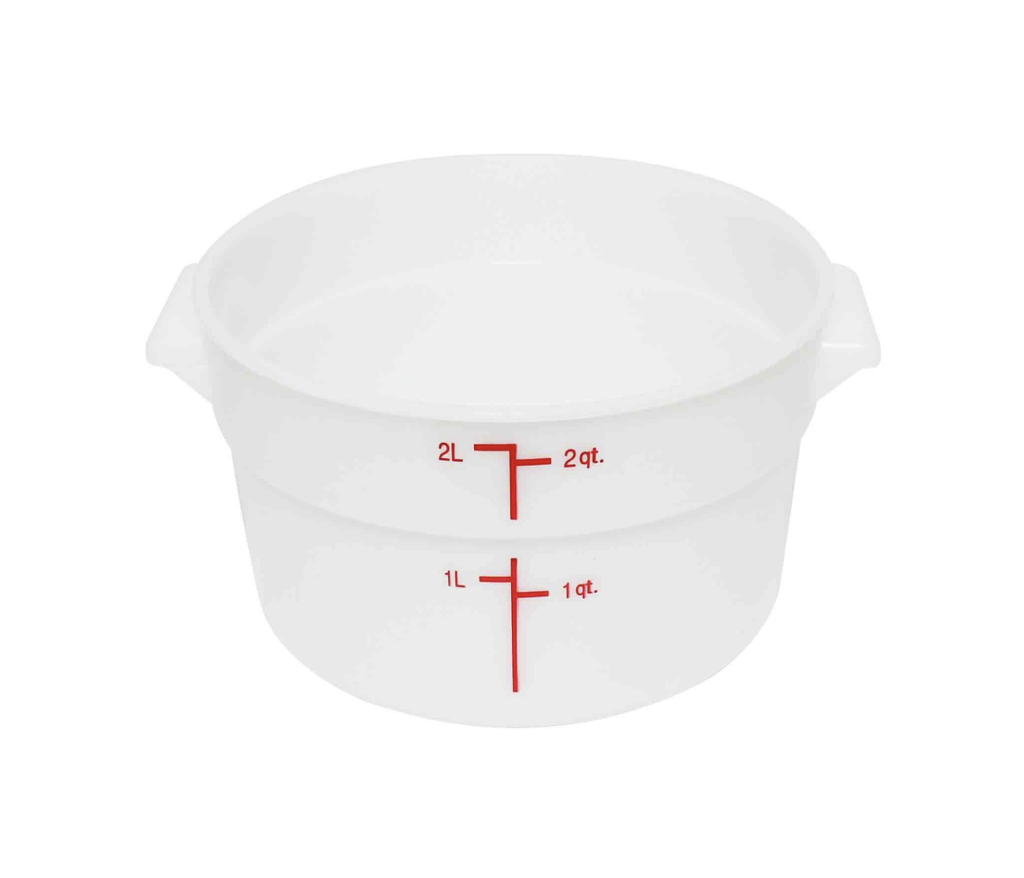CONTENEDOR REDONDO 2L BLANCO