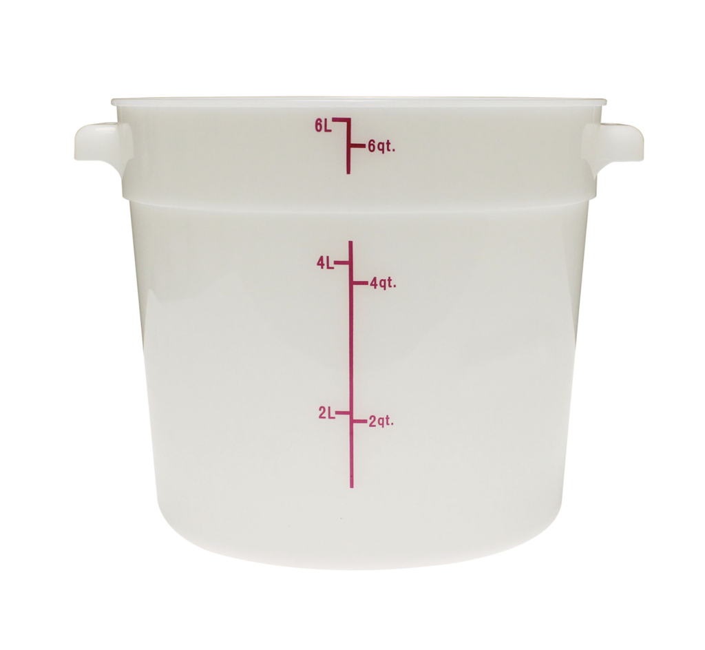 CONTENEDOR REDONDO 6L BLANCO