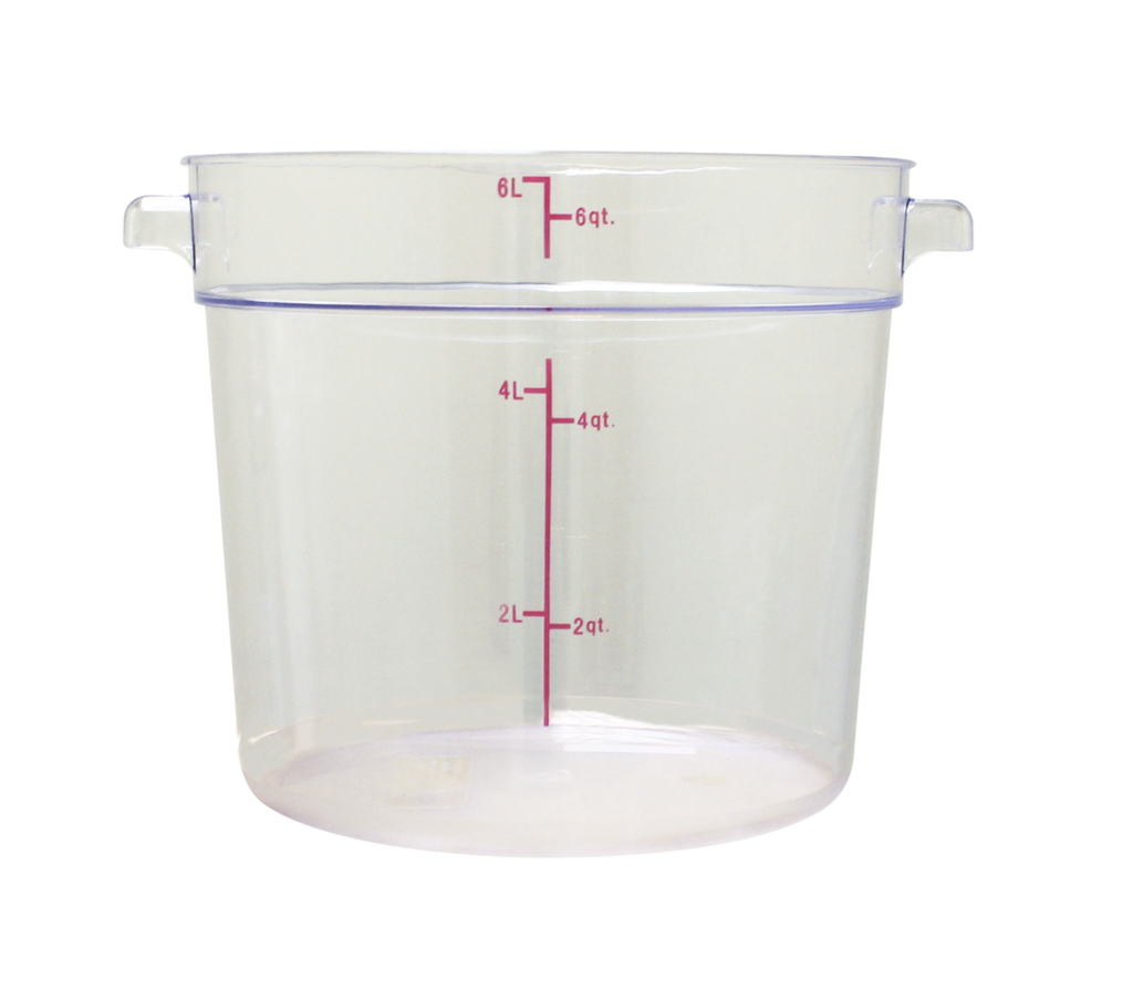 CONTENEDOR REDONDO 6L POLICARBONATO