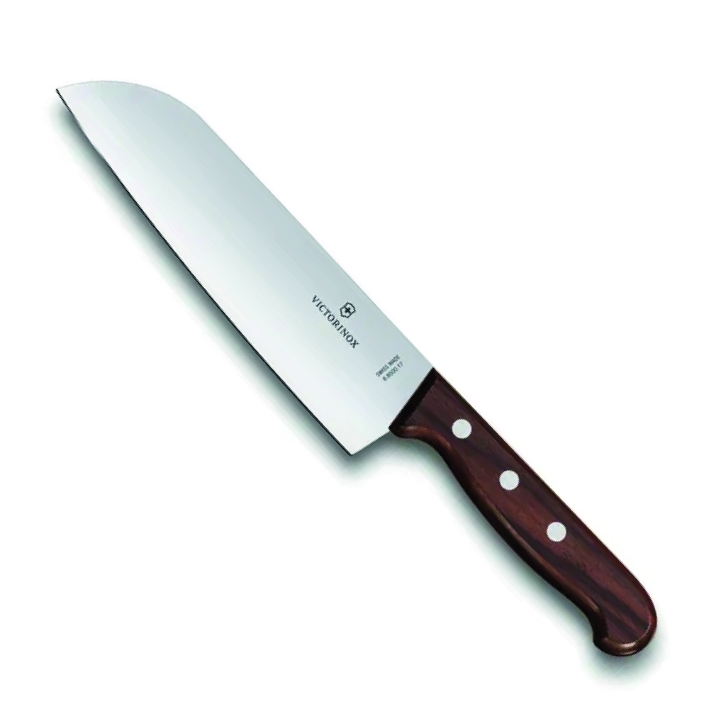 CUCHILLO SANTOKU LISO ROSEWOOD DE 17 CM VICTORINOX