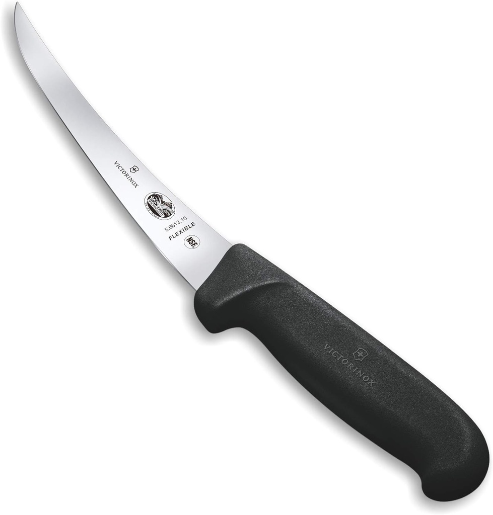 DESHUESADOR CURVO DELGADO NEGRO DE 12 CM VICTORINOX