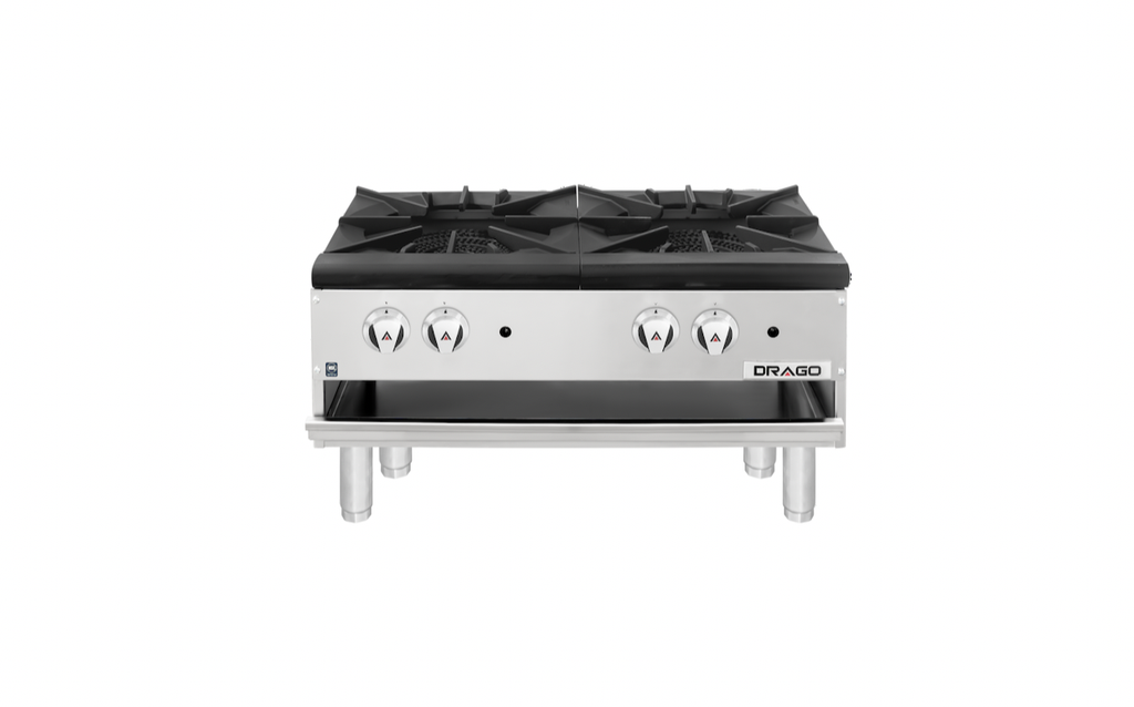 DRAGO ESTUFÓN GPFO-02-HLH DE 2 SECCIONES CORTO