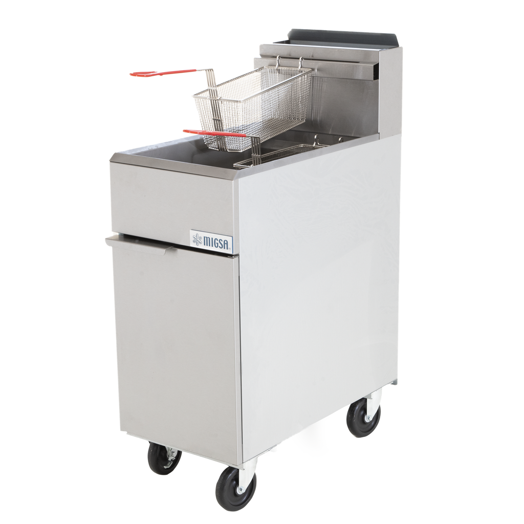 MIGSA FREIDORA A GAS 20 LITROS 3 QUEMADORES