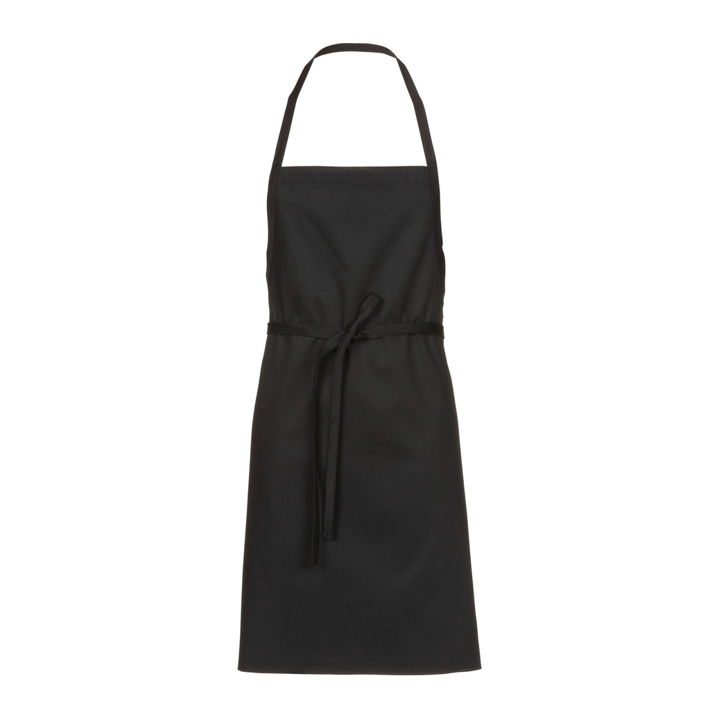 CHEF WORKS MANDIL CON PETO NEGRO 