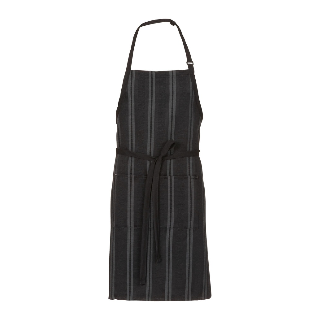 CHEF WORKS MANDIL PRESIDIO BLACK GRAY