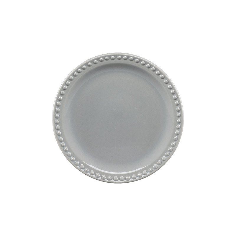 Mauve plato de 19 cm gris dust