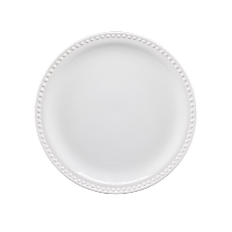 Mauve plato trinche de 19 cm blanco