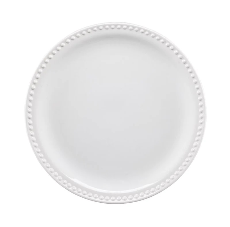 Mauve plato trinche de 27 cm blanco