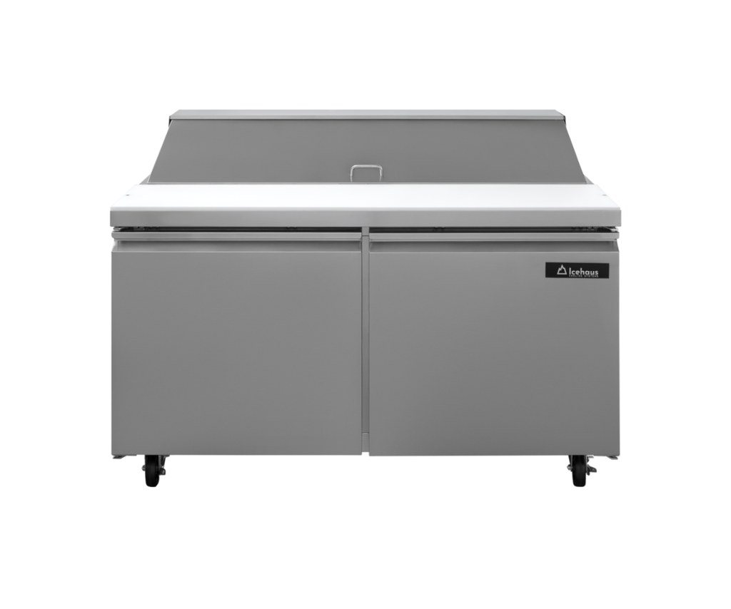 ICEHAUS MESA PARA ENSALADAS 2 PUERTAS 17 PIES