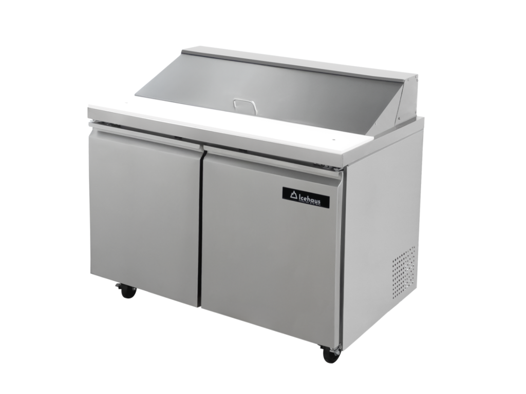 ICEHAUS MESA PARA ENSALADAS 2 PUERTAS 13 PIES