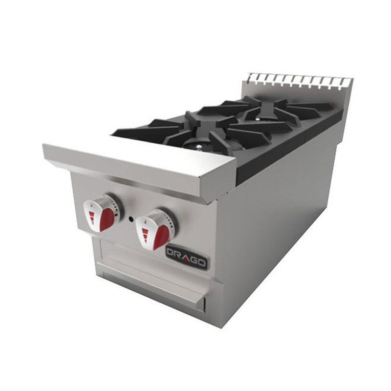 Parrilla de 2  quemadores Drago