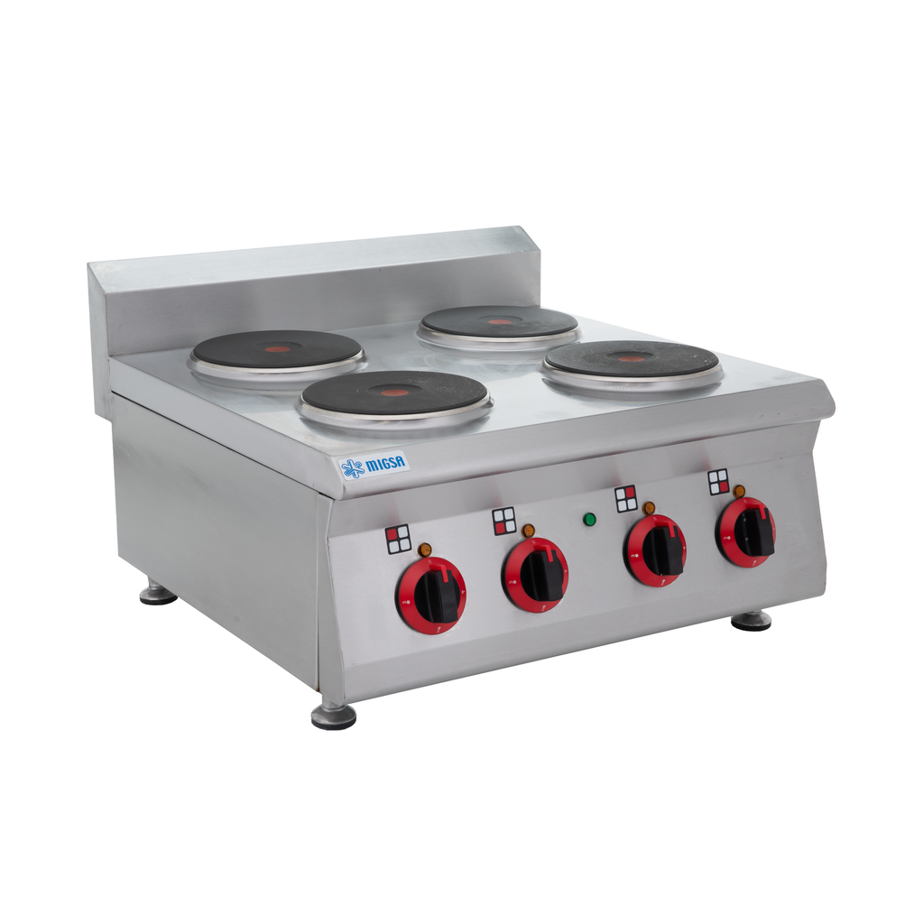 MIGSA PARRILLA ELÉCTRICA 4 PLATOS