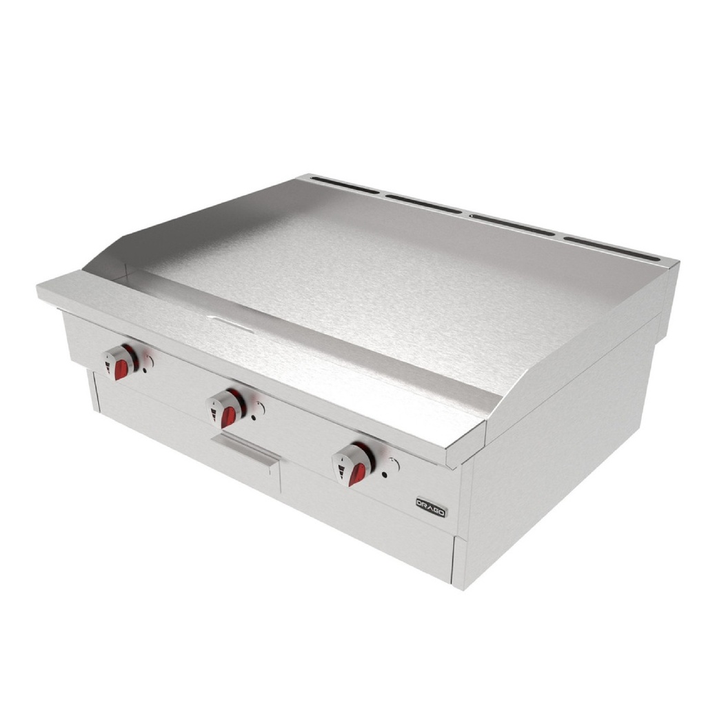 Plancha de 3 quemadores Drago