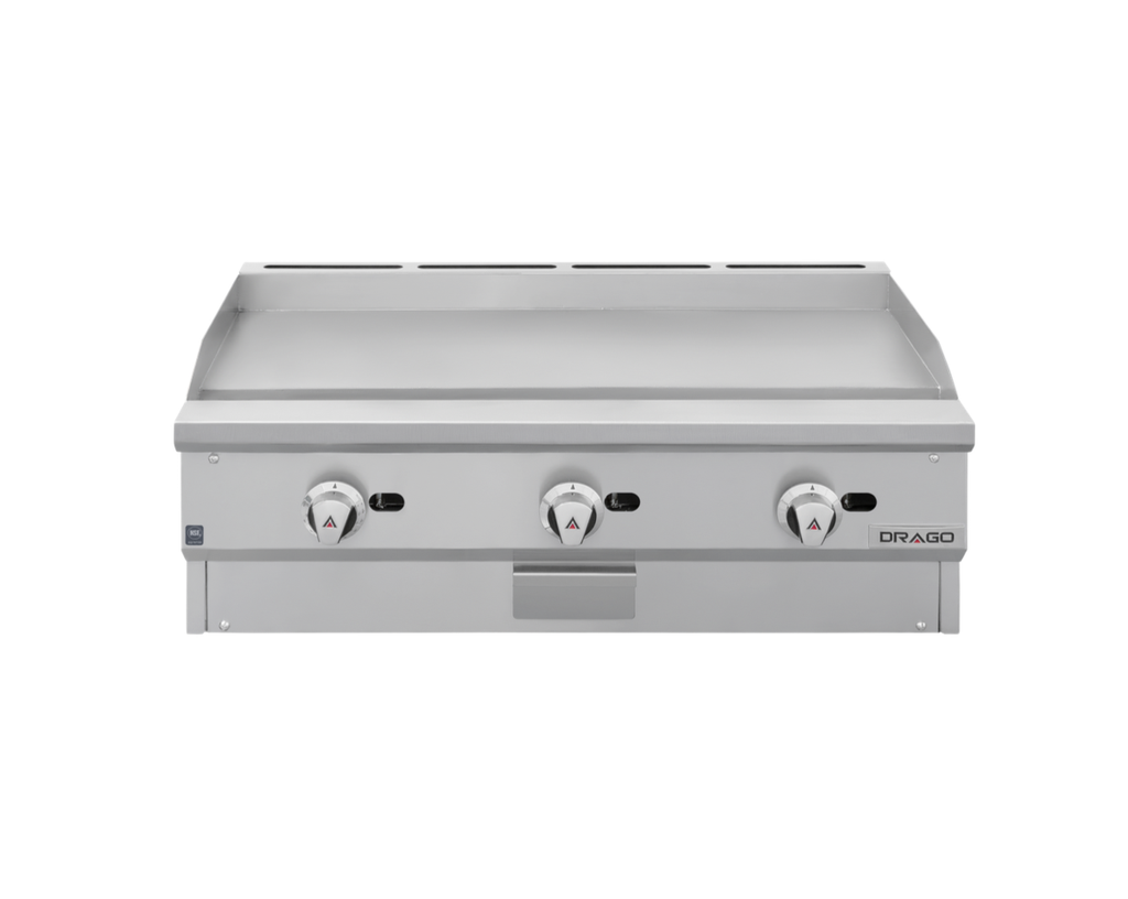 DRAGO PLANCHA PG-3 SLIM DE 3 QUEMADORES