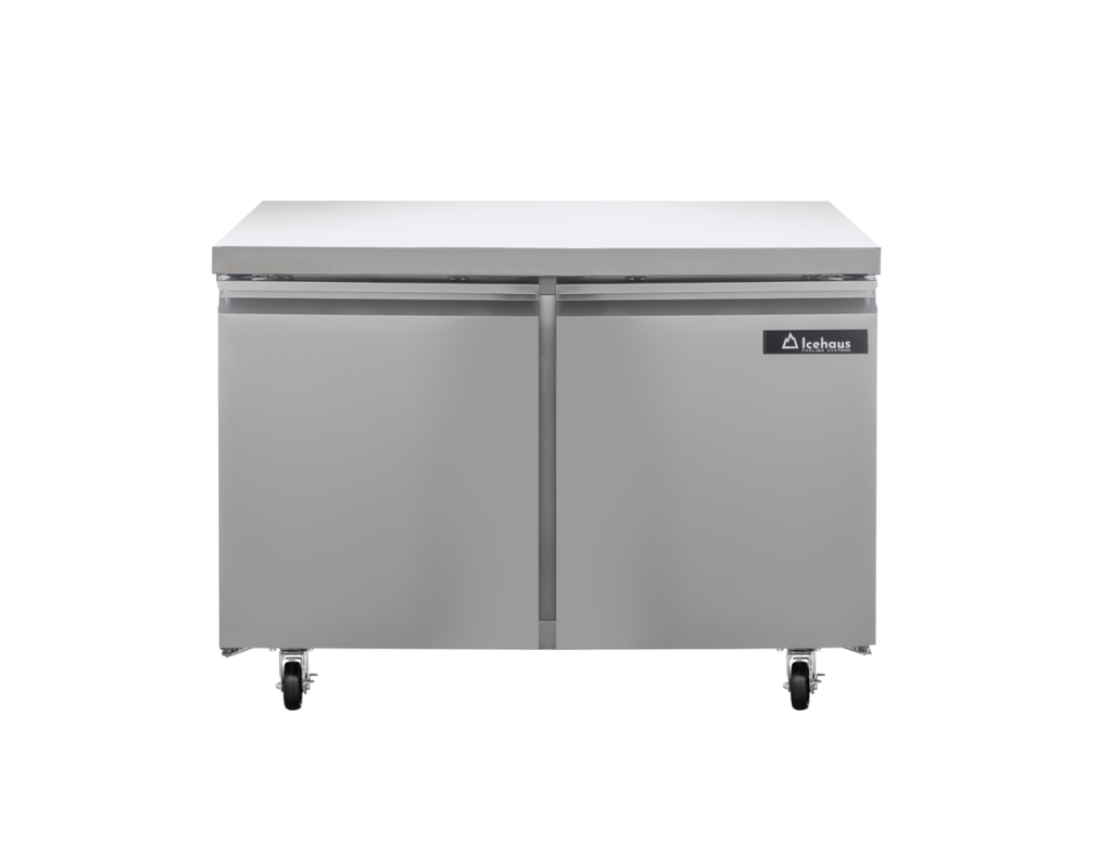 ICEHAUS REFRIGERADOR BAJO BARRA 2 PUERTAS 11 PIES