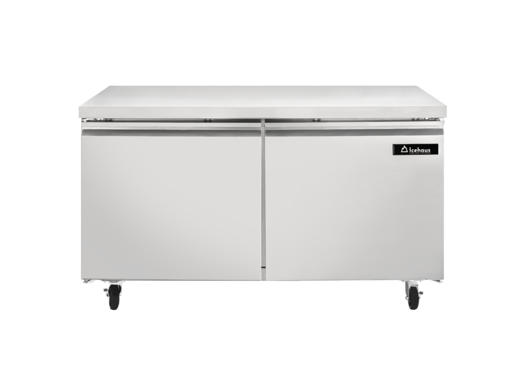 ICEHAUS REFRIGERADOR BAJO BARRA 2 PUERTAS 15 PIES