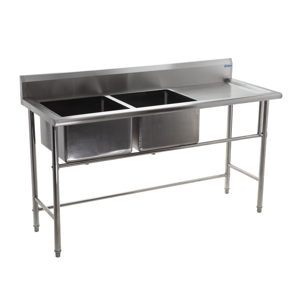 MIGSA FREGADERO TARJA DOBLE 160X67X80CM