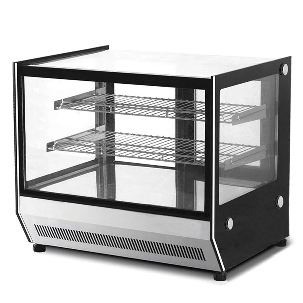 MIGSA VITRINA REFRIGERADA CRISTAL RECTO 90CM