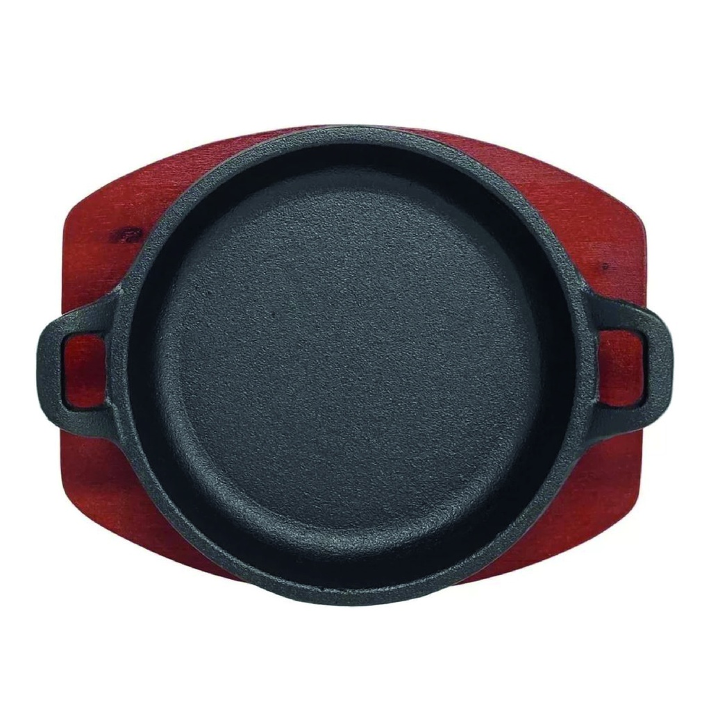 PLATO PARA GRATINAR DE 13CM CON BASE DE HIERRO FUNDIDO