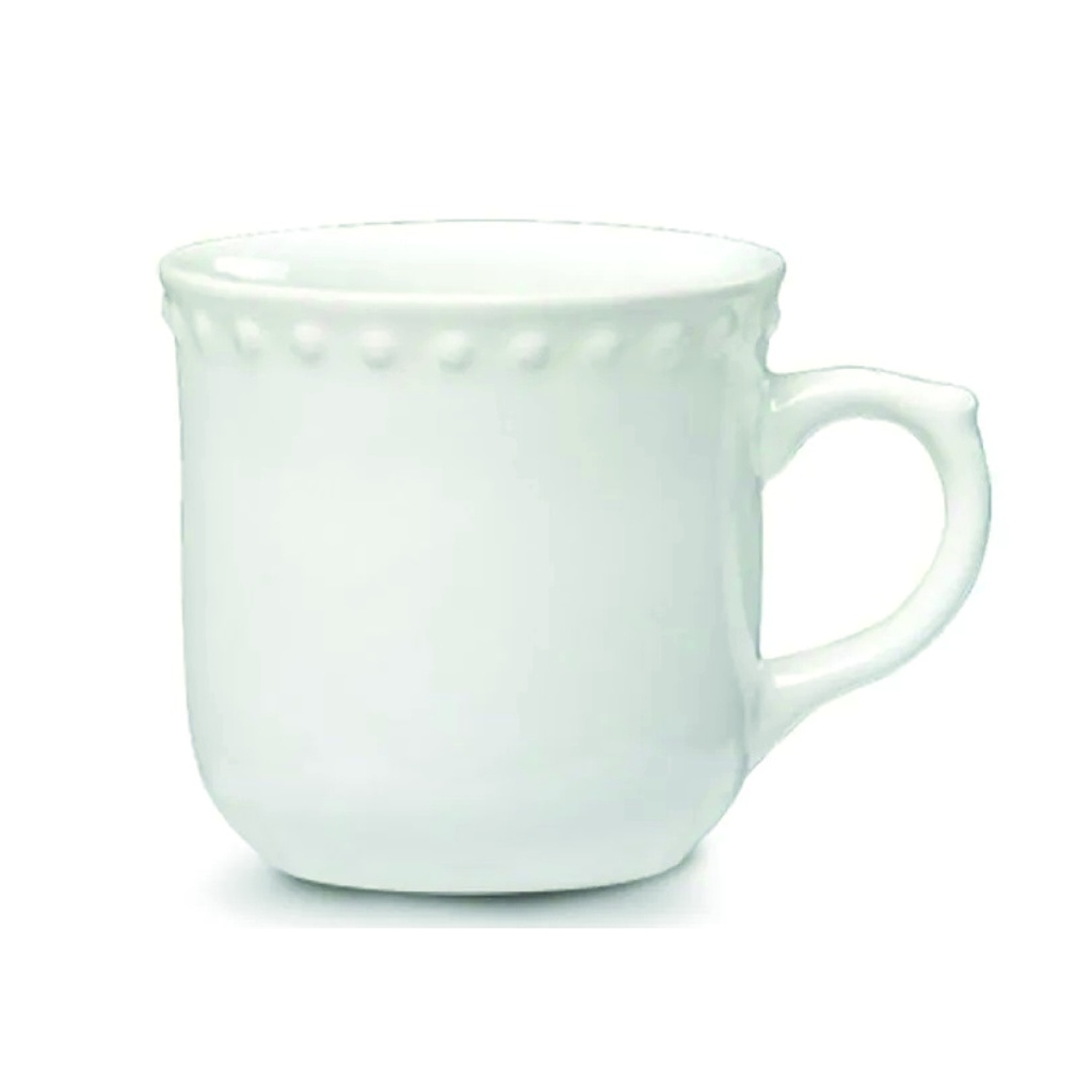 Mauve taza blanca *ARC