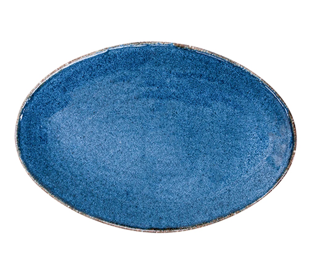 PLATO OVAL 34 CABO INDIGO *UP
