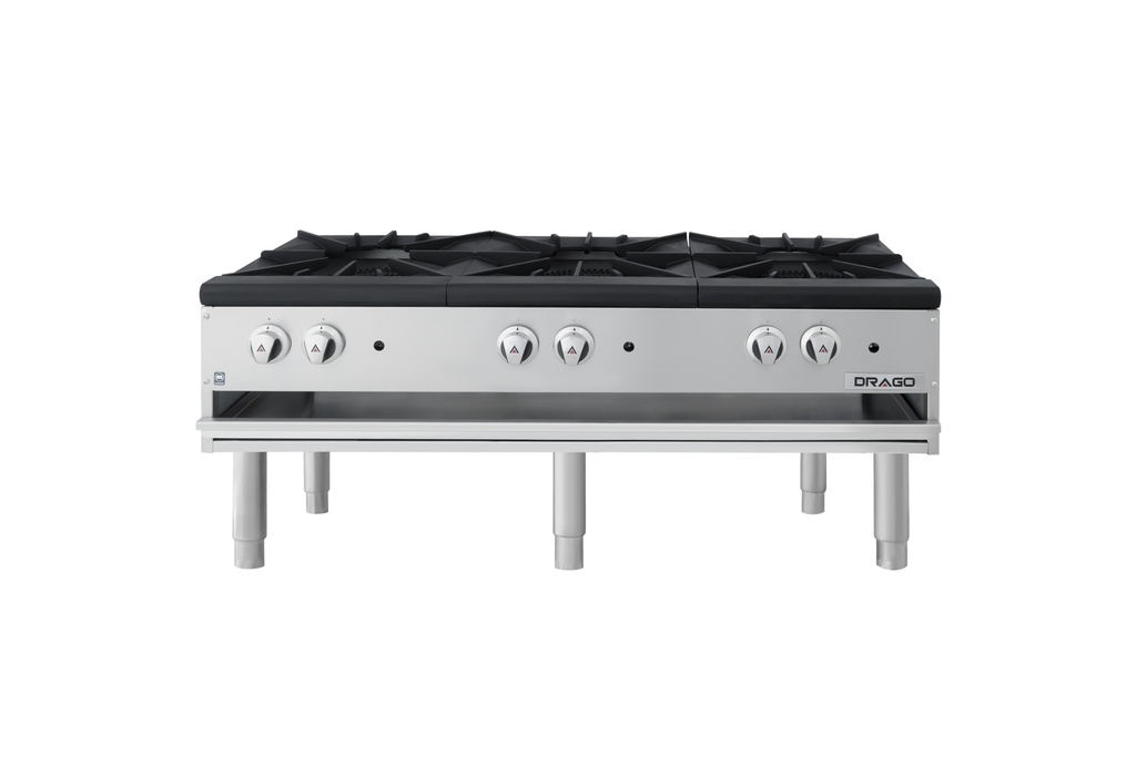 DRAGO ESTUFÓN GPFO-03-HSH DE 3 SECCIONES LARGO