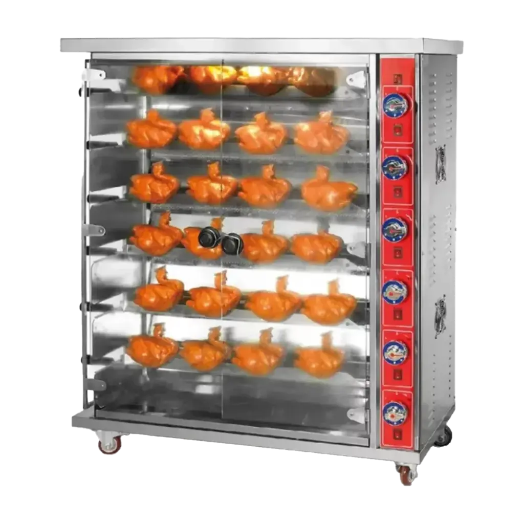 ROSTIZADOR DE POLLOS A GAS 6 VARILLAS MIGSA