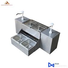 SC-4 SURTIDOR DE CATSUP Y MOSTAZA C/BOMB