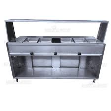 BAÑO MARIA ELECTRICO TIPO GABINETE 6 INSERTOS ENTEROS 210X70X90 CM 