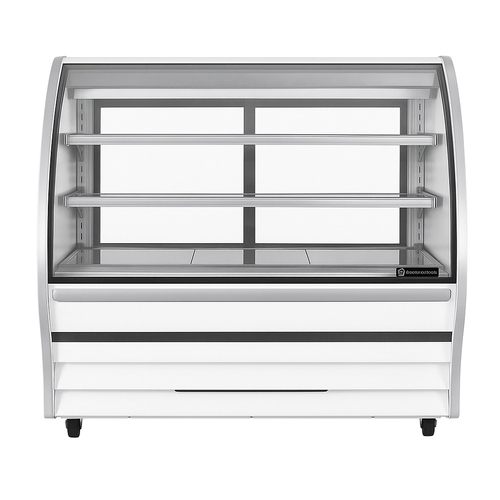 PHS-18N VITRINA CREMERA CURVA 1.88MT BLANCA
