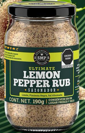 SMP RUB ULTIMATE LEMON PEPPER 190GR