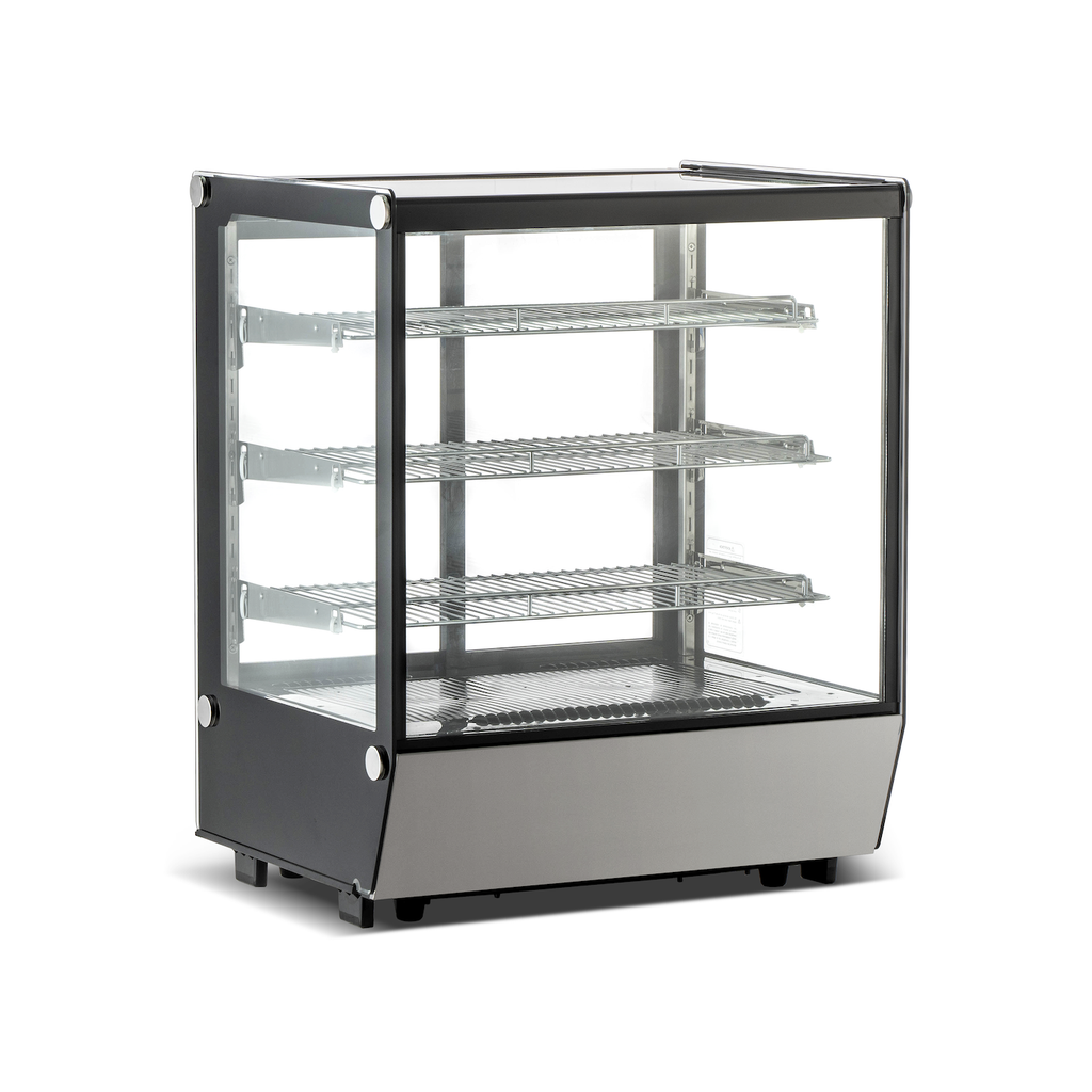 MIGSA VITRINA REFRIGERADA RECTA 4 NIVELES 70 CM