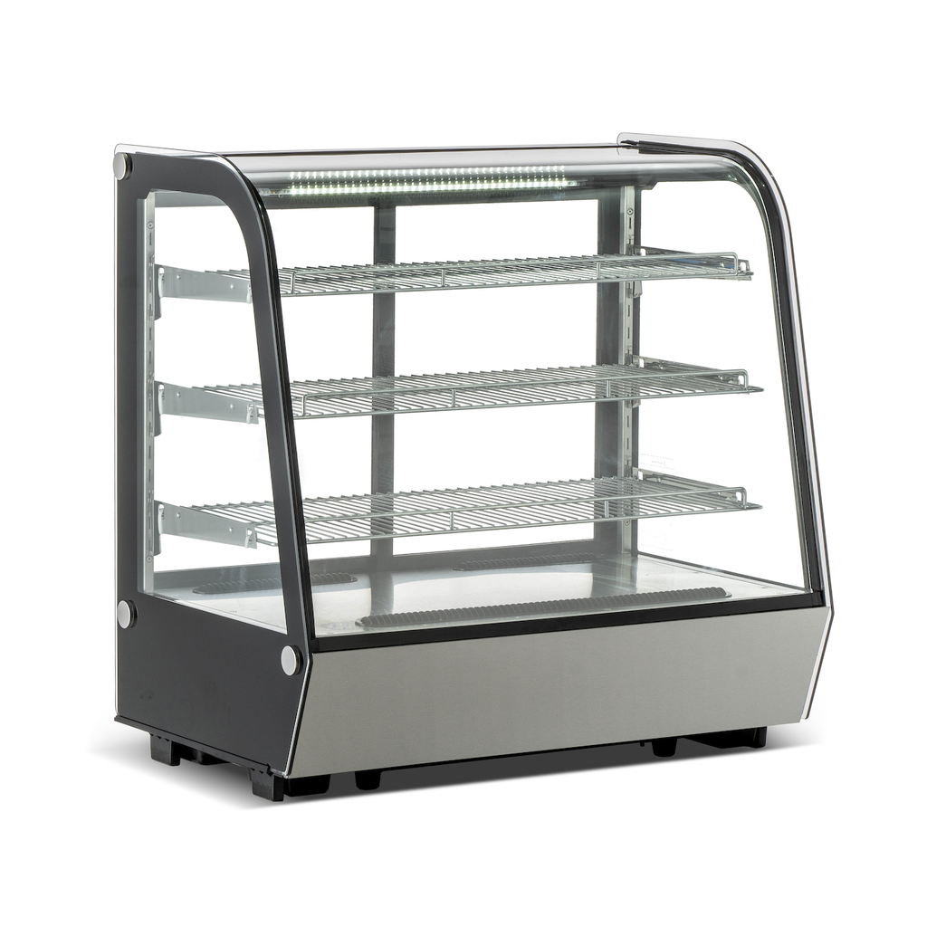 MIGSA VITRINA REFRIGERADA CURVA 4 NIVELES 88CM