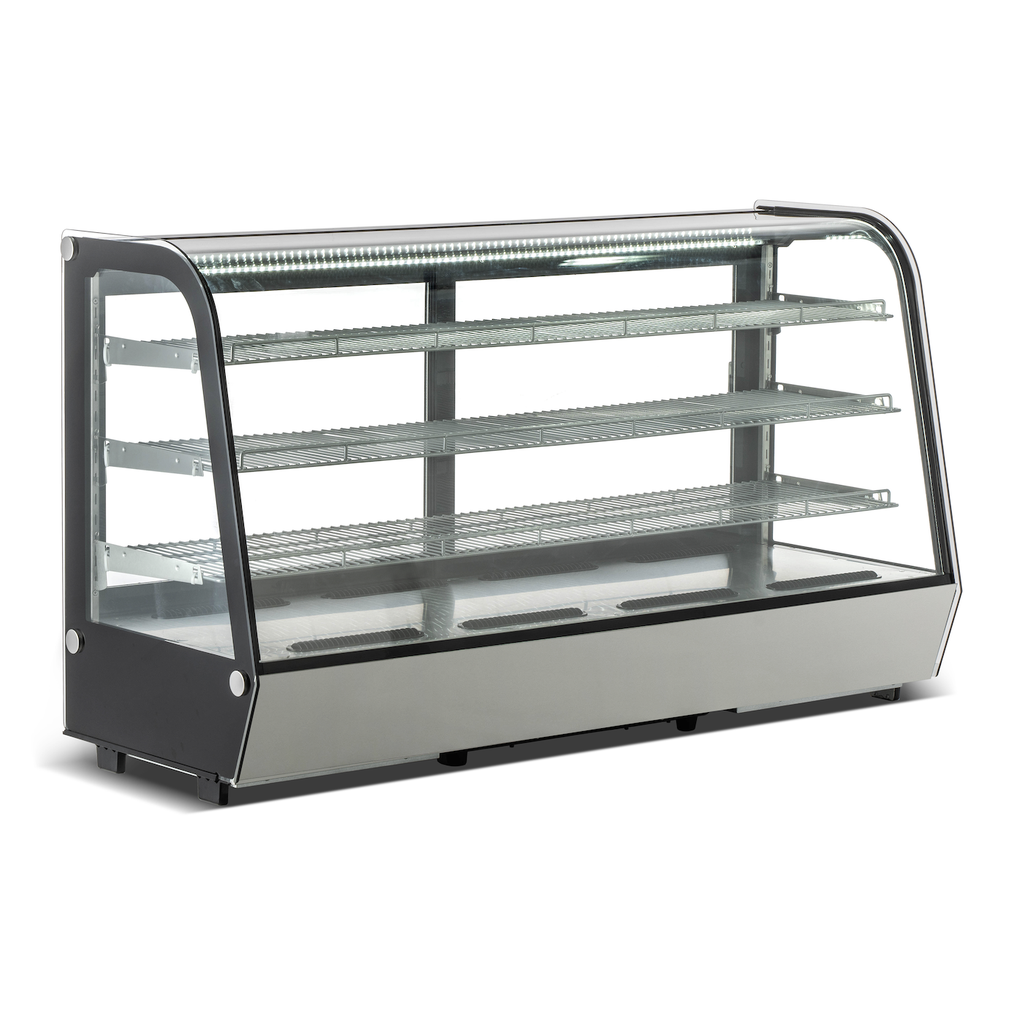 MIGSA VITRINA REFRIGERADA CURVA 4 NIVELES 152CM