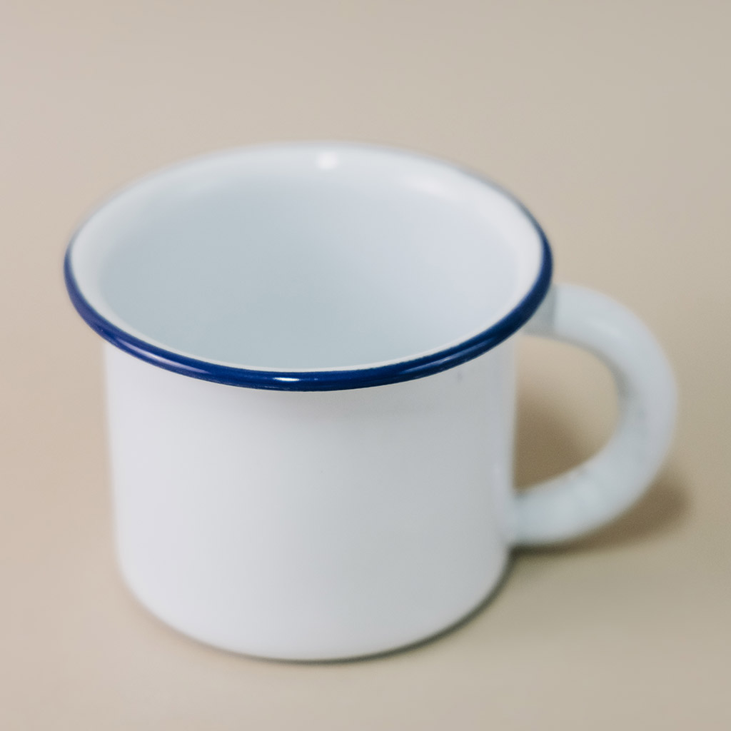 PELTRE POCILLO 6CM BLANCO CON FILO AZUL