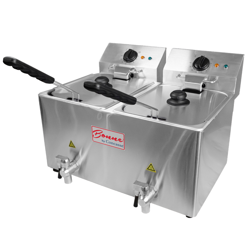 FREIDORA ELECTRICA DE MESA 3 CANASTILLAS 8L C/U