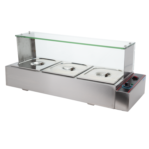 [BN-B22] MIGSA BAÑO MARIA ELECTRICO 3 INSERTOS MEDIOS