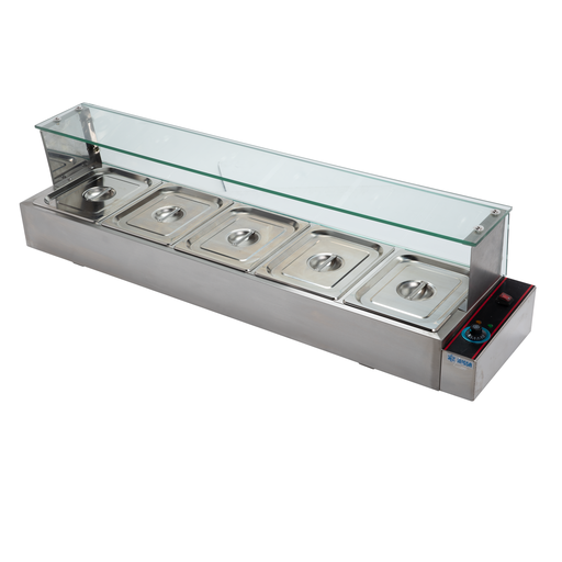 [BN-B24] MIGSA BAÑO MARIA ELECTRICO 5 INSERTOS MEDIOS